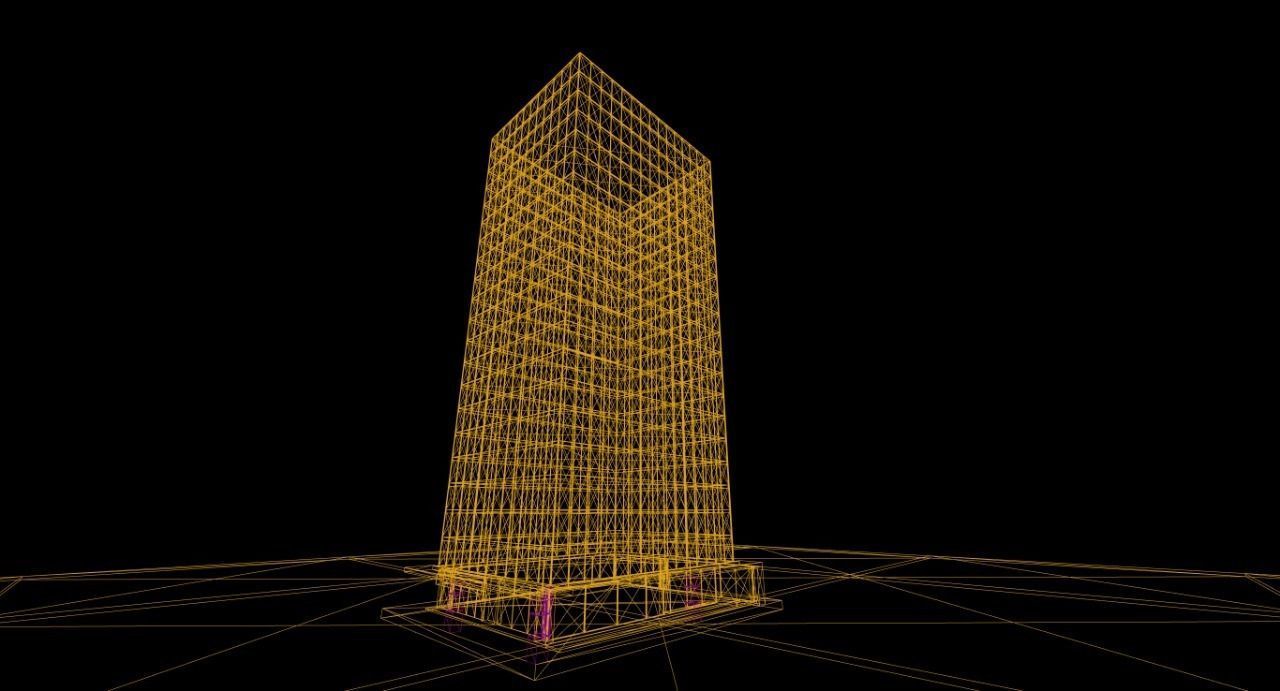 Office Glass Building or Commercial  Low-poly 3D model_11