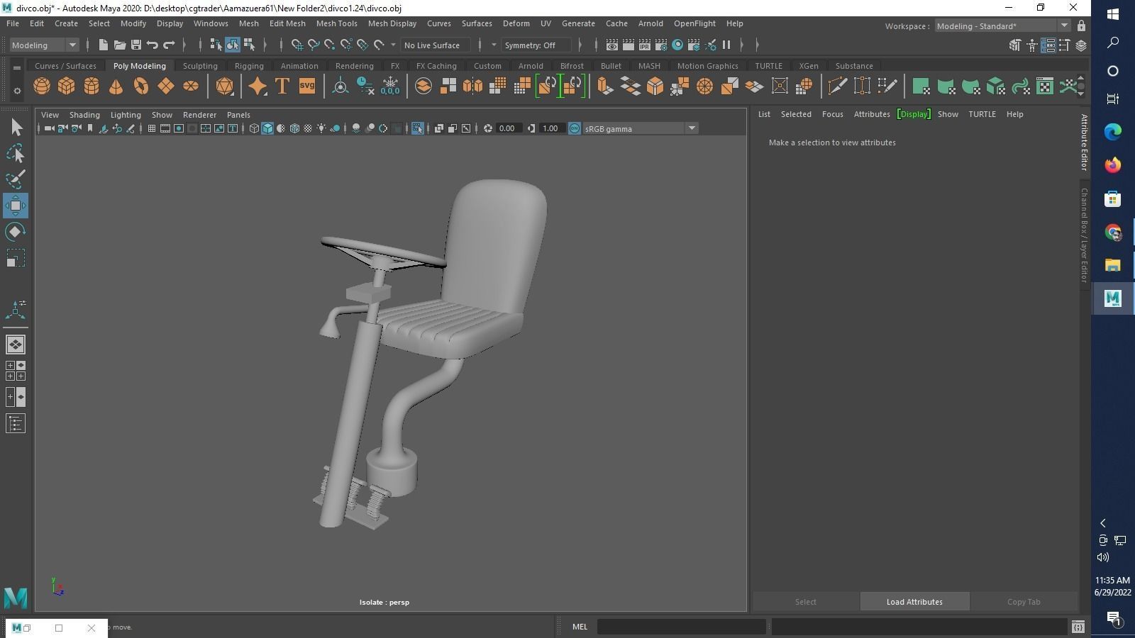 Divco 206 Milk Truck 1953 3D print model_37