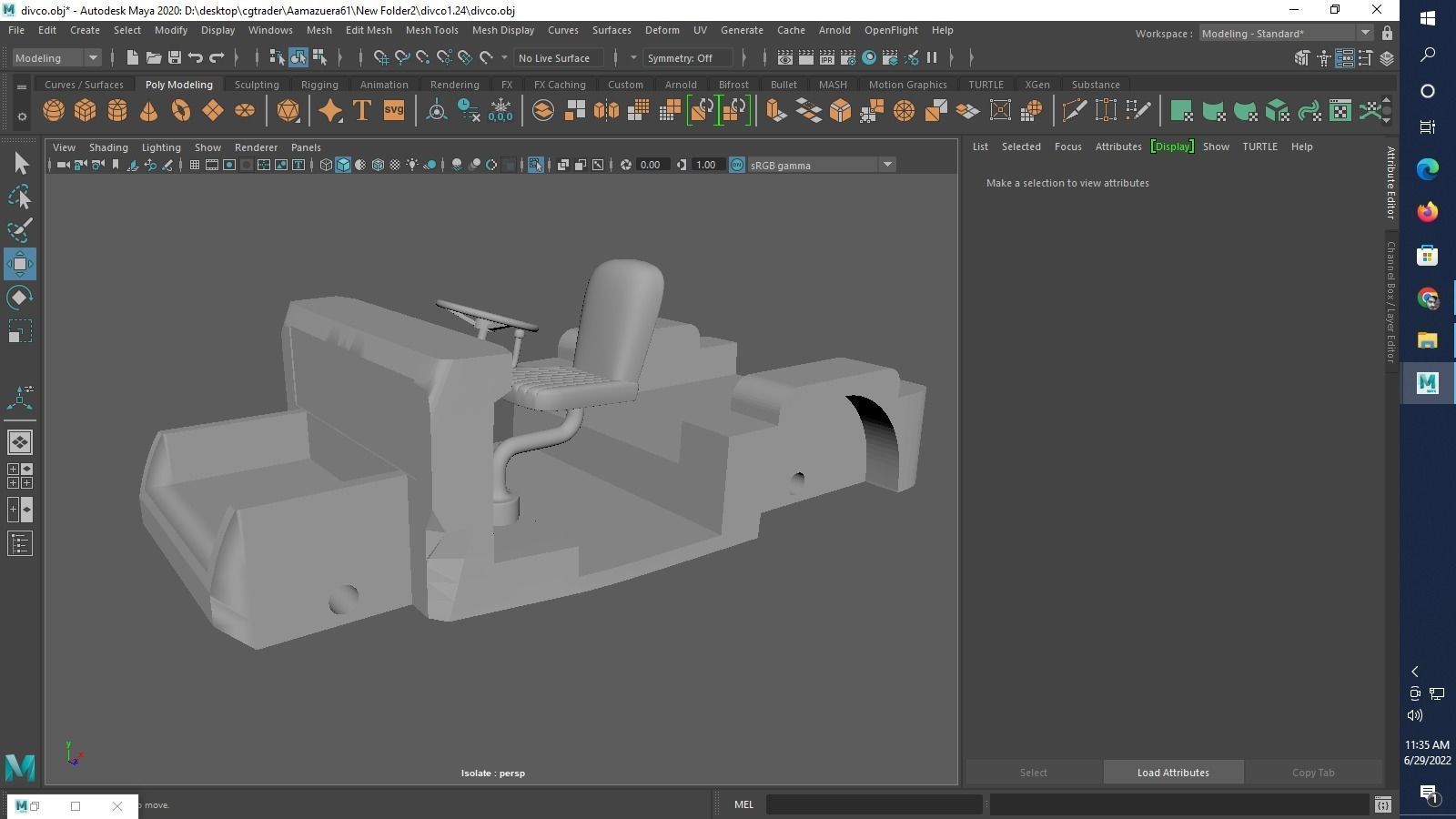 Divco 206 Milk Truck 1953 3D print model_21
