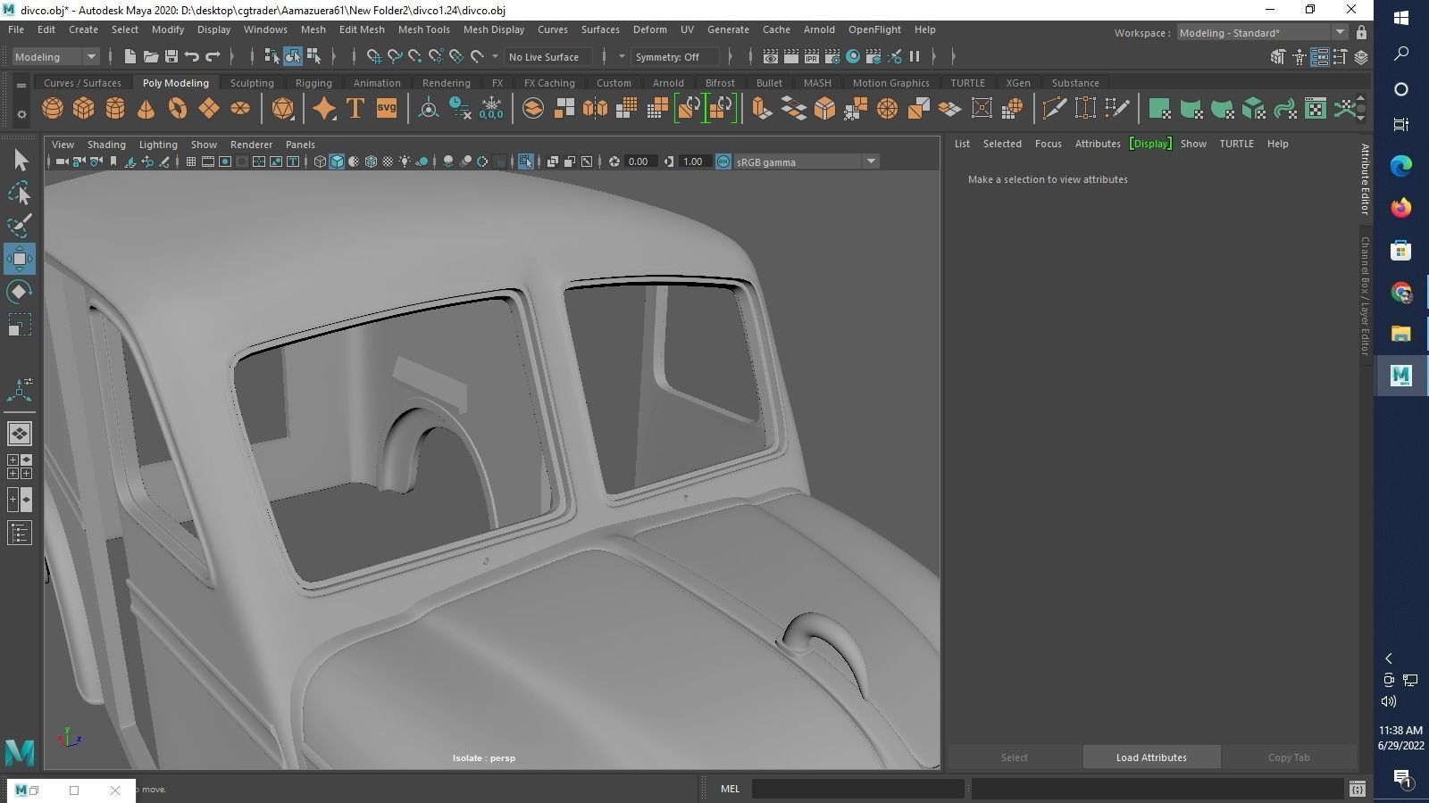 Divco 206 Milk Truck 1953 3D print model_17