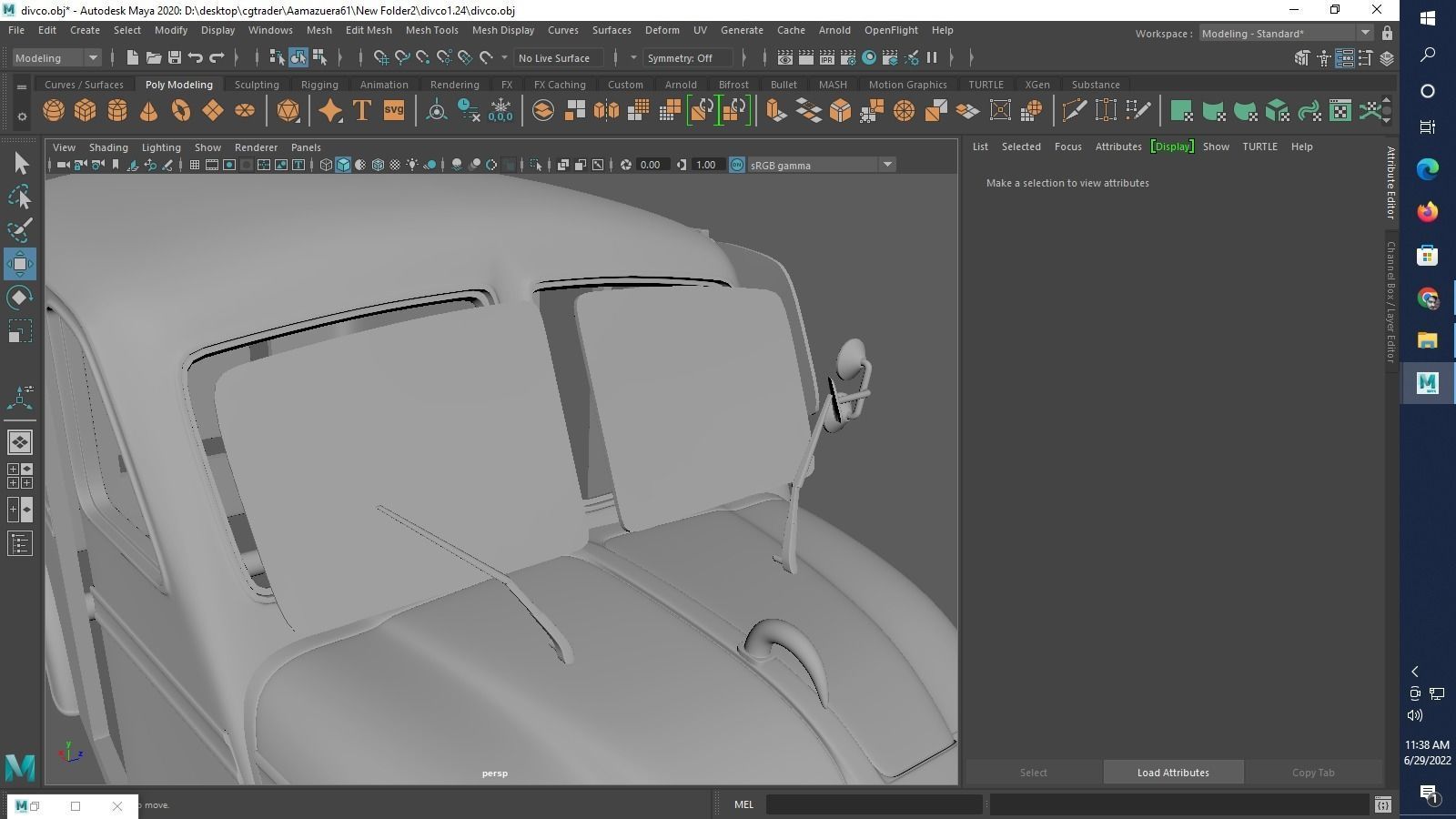 Divco 206 Milk Truck 1953 3D print model_18