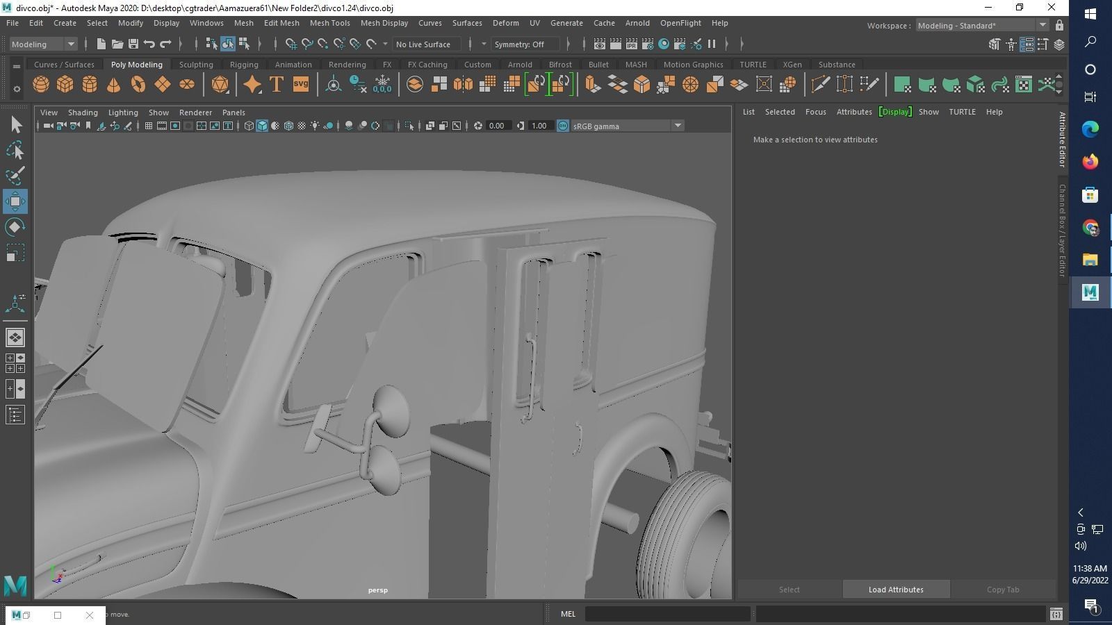 Divco 206 Milk Truck 1953 3D print model_23
