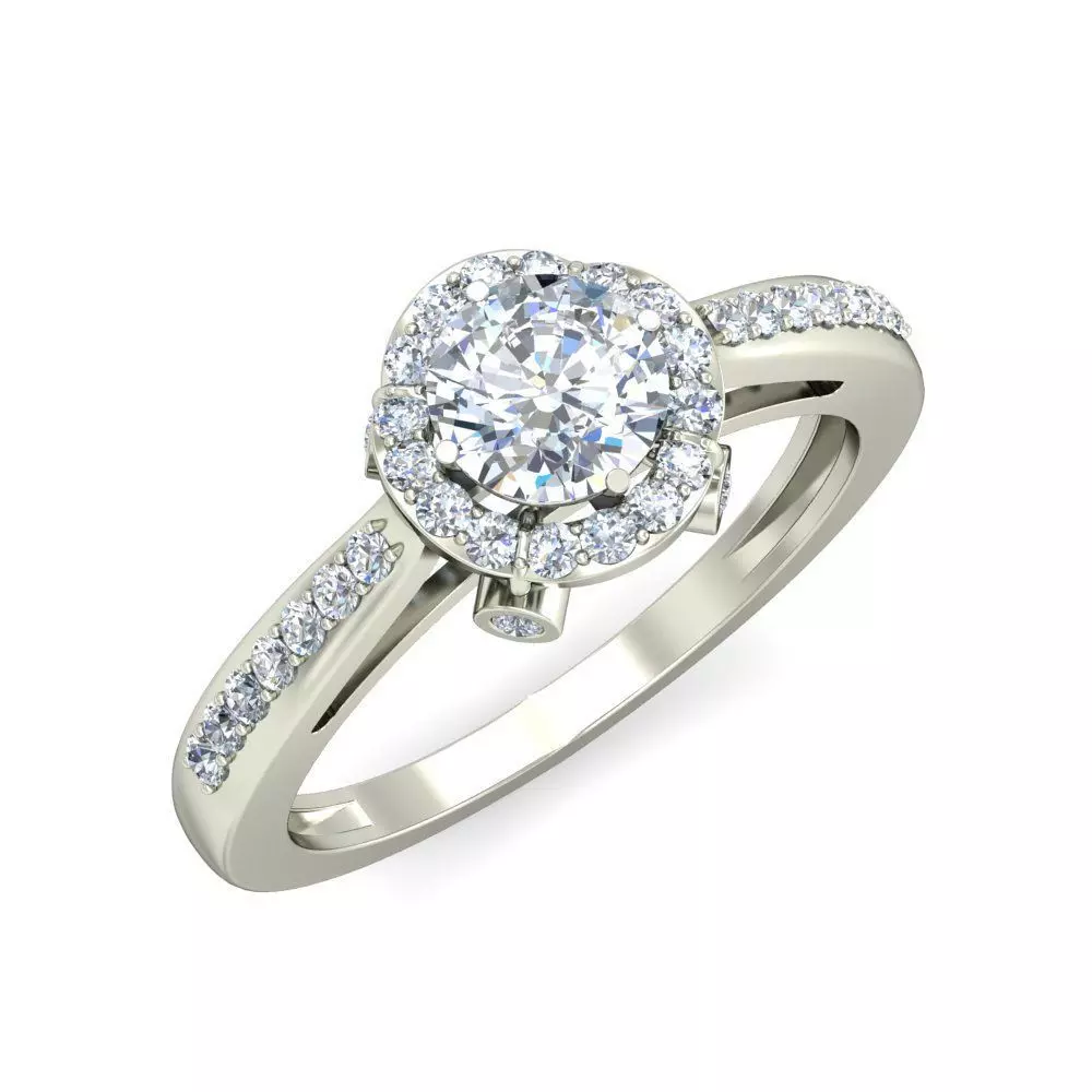 Women Wedding Engagement Ring 3D print model