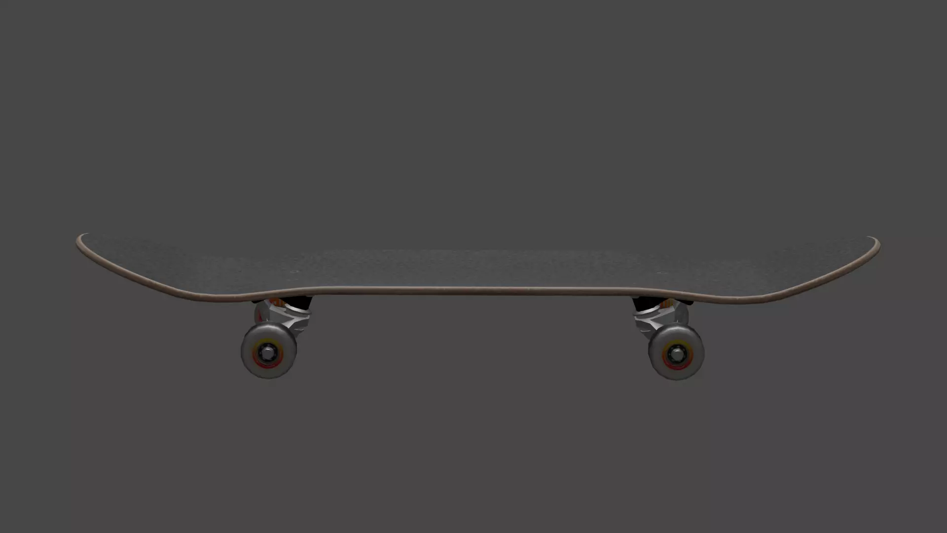 Complete Skateboard Low-poly 3D model_0