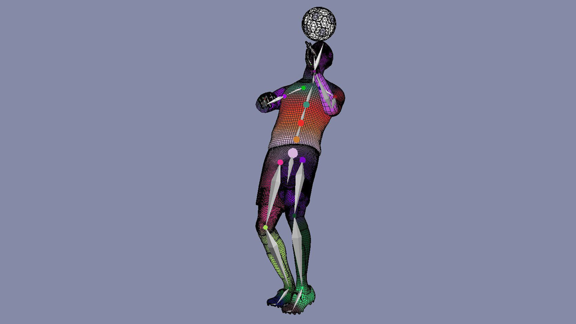 3D Rigged Kylian Mbappe  3D model_5