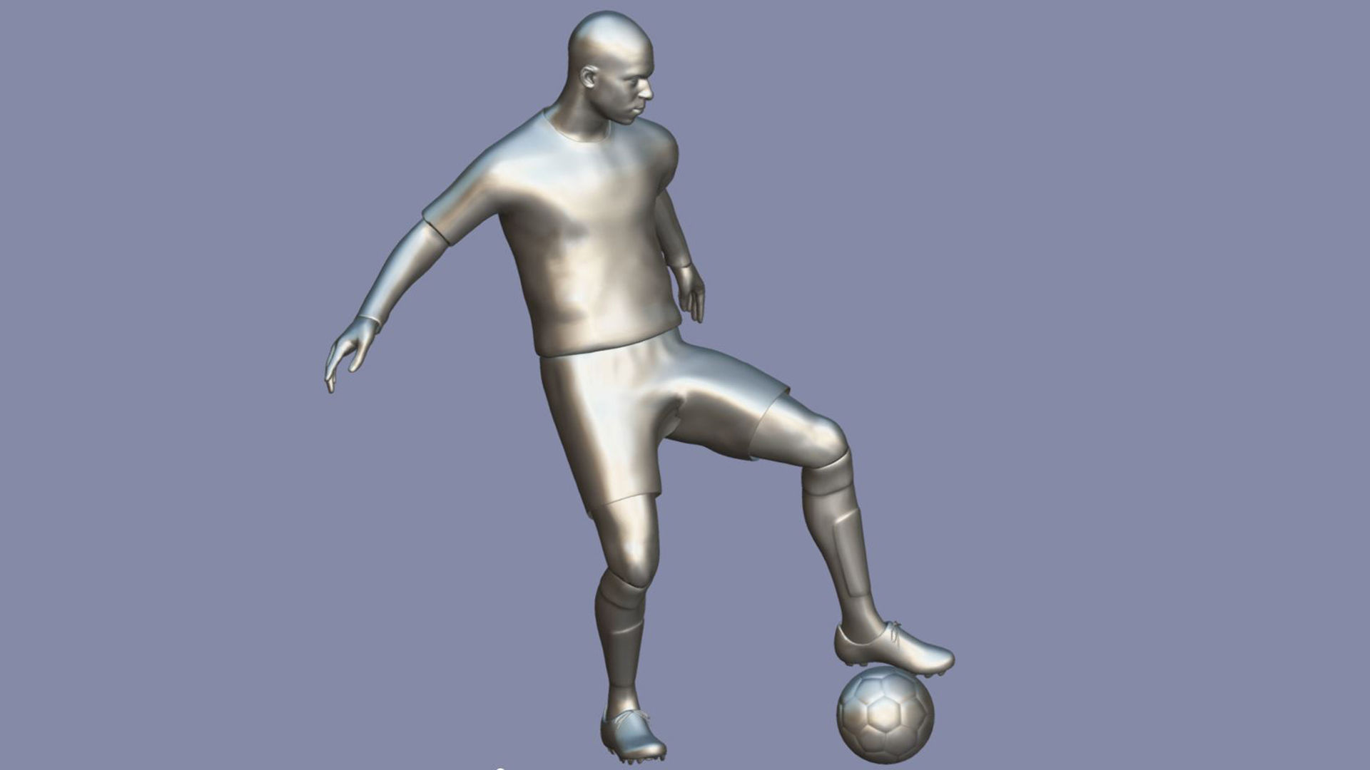 3D Rigged Kylian Mbappe  3D model_4