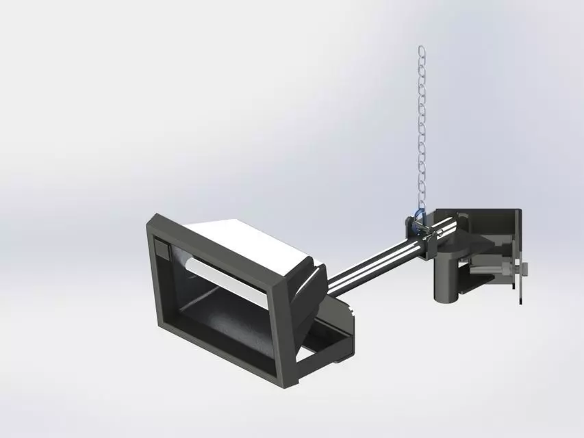 Bracket for reflector Free 3D model_0