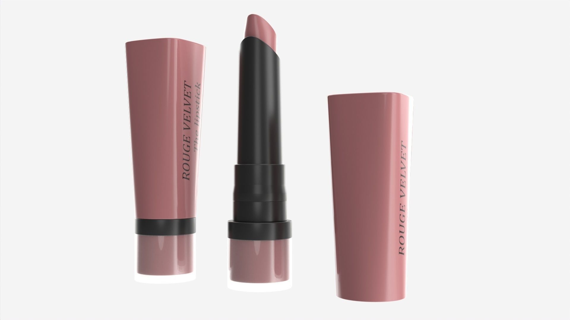 Bourjois Rouge Velvet Lipstick 3D model_2