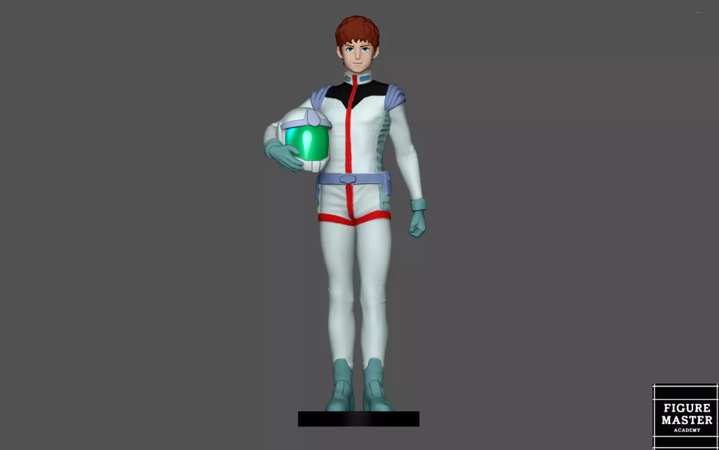AMURO RAY GUNDAM PILOT GUNPLA ANIME 3D PRINT 3D print model