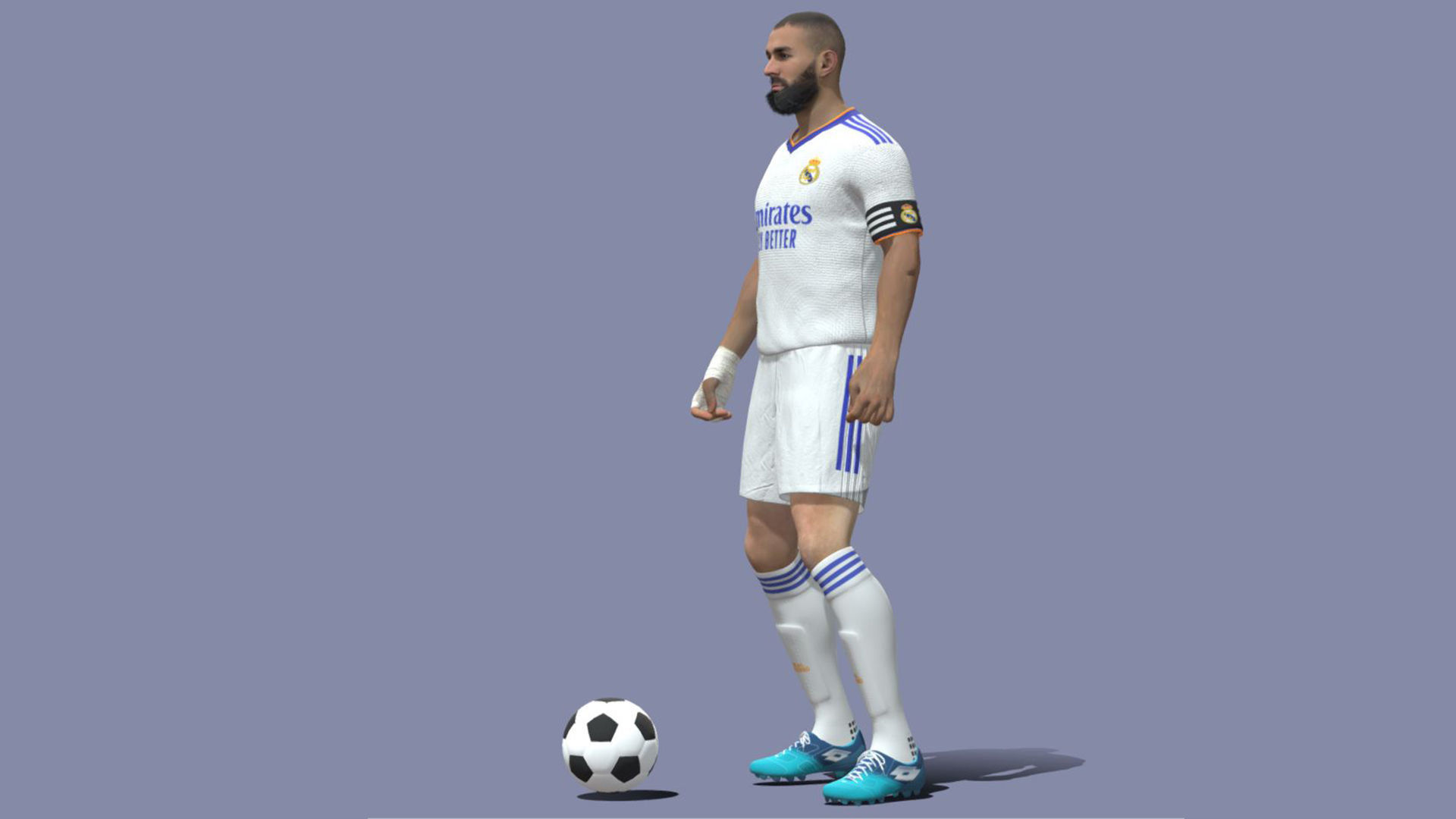 Karim Benzema 3D model_2