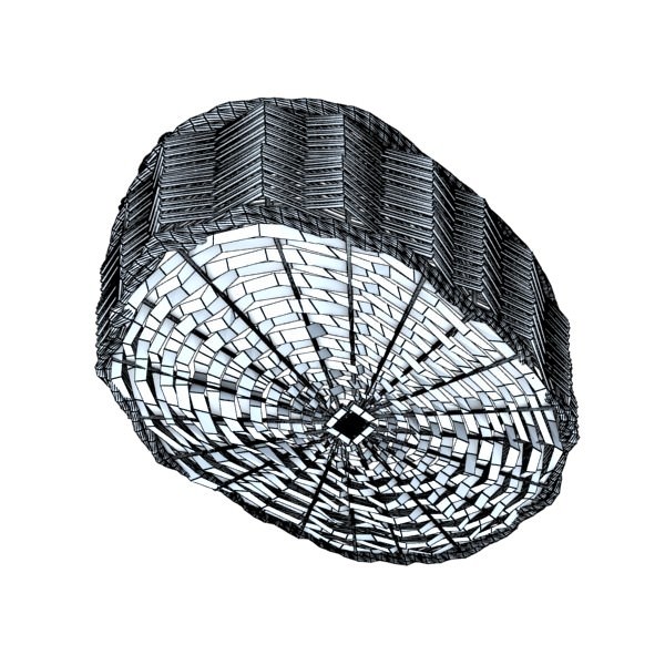 Peaches in Basket 3D model_15