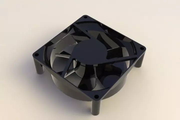 CPU Ventilator Free 3D model_0