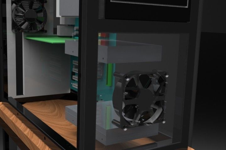 CPU Ventilator Free 3D model_1