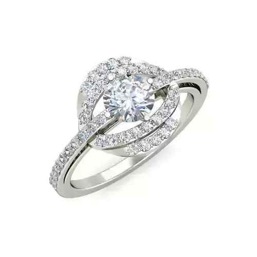 Women Solitaire Engagement Wedding Ring