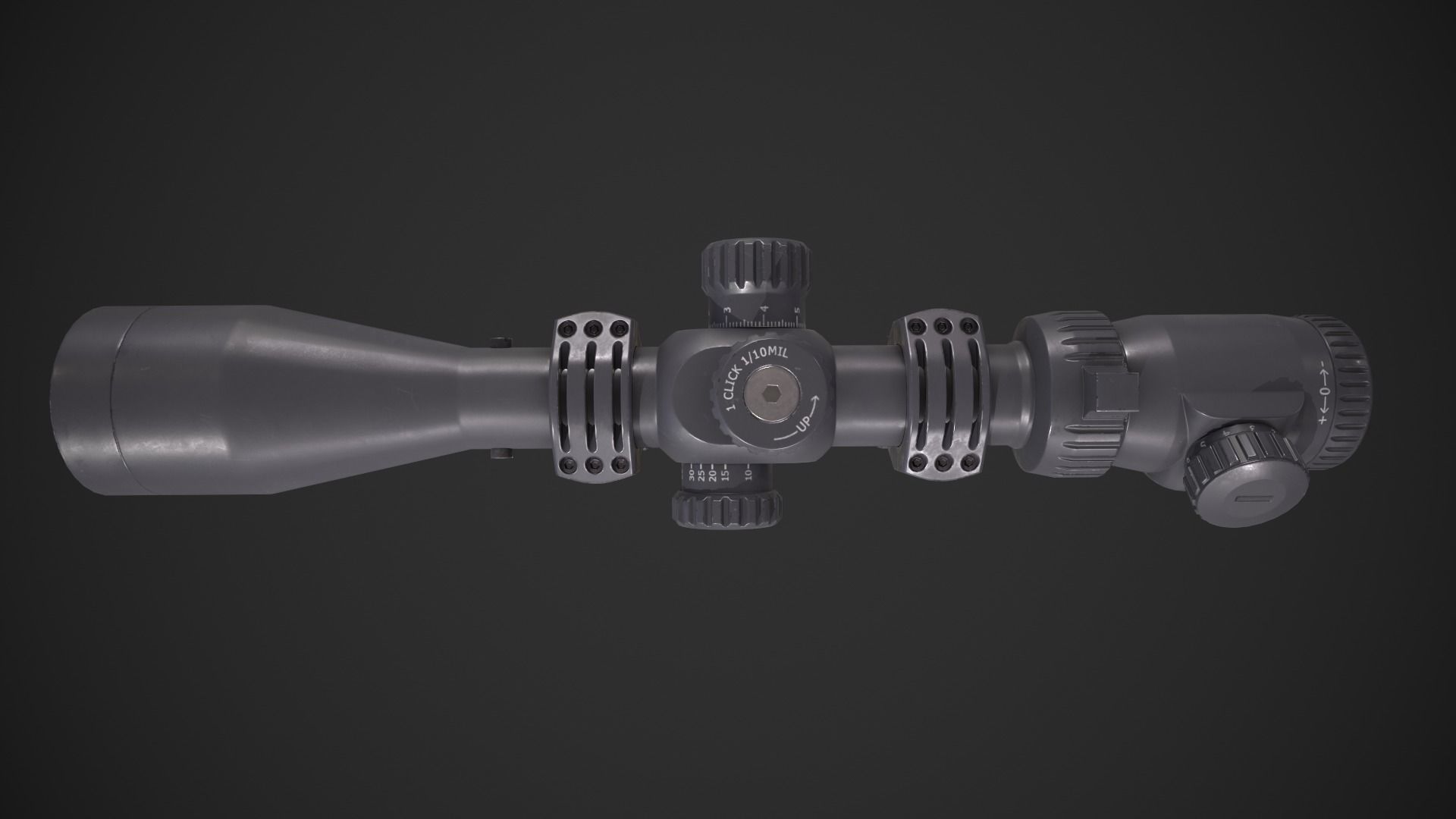 Scope 8x Low-poly 3D model_7