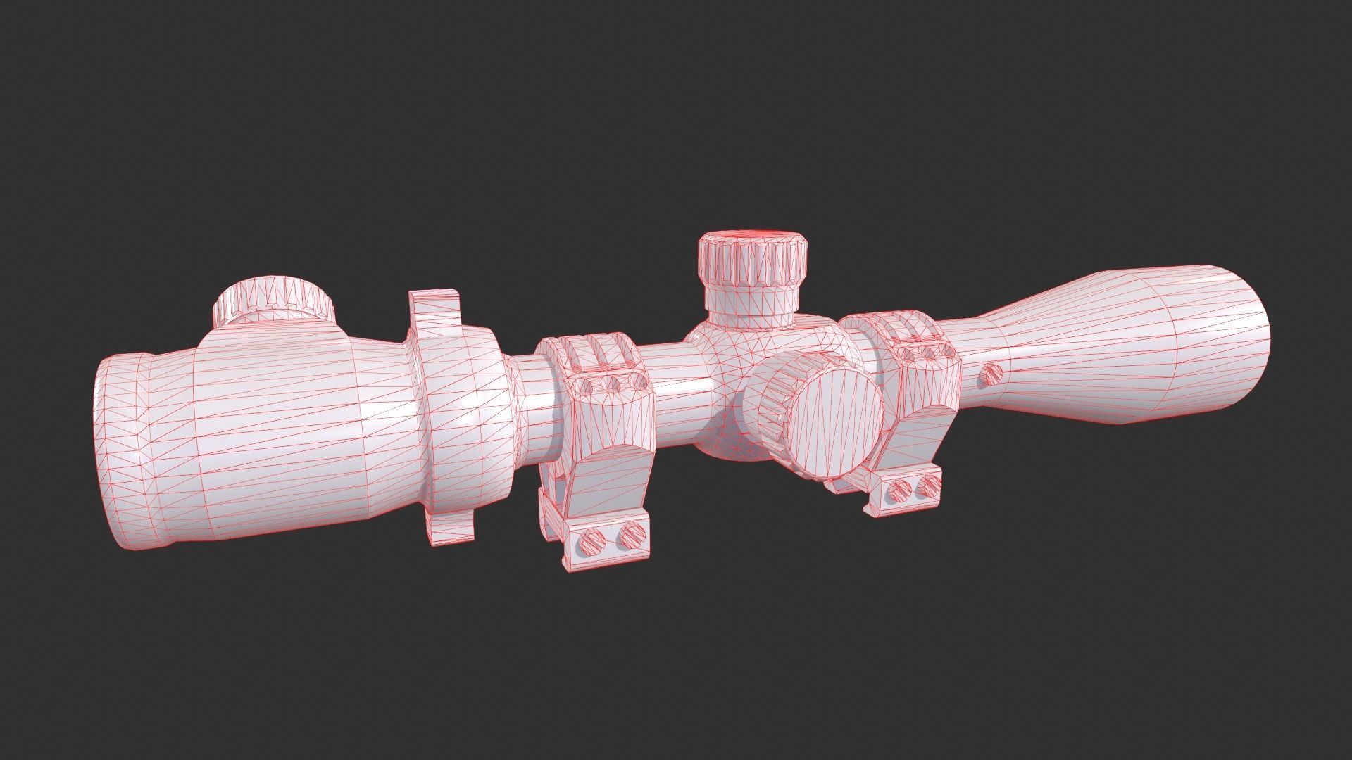 Scope 8x Low-poly 3D model_2