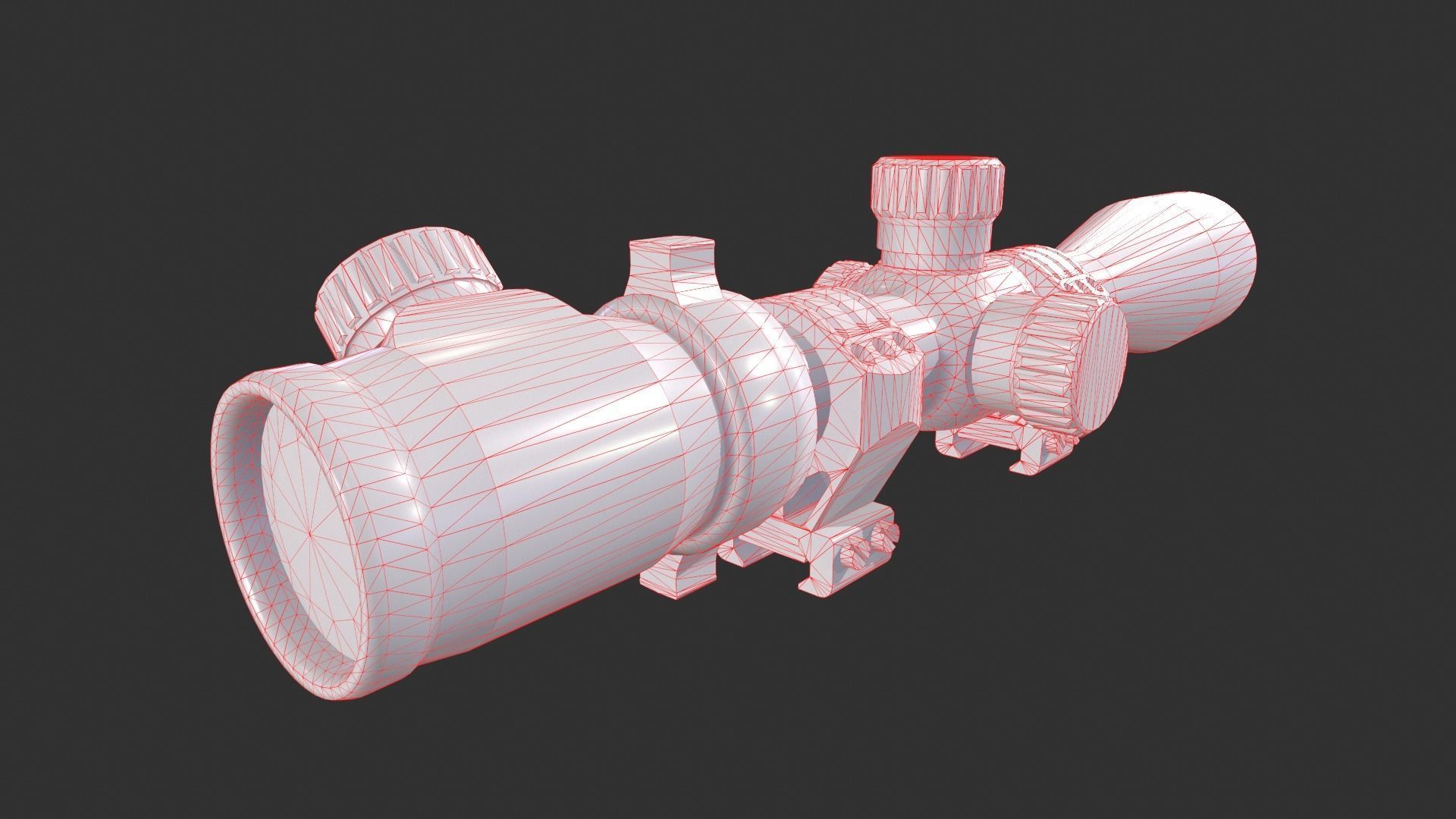 Scope 8x Low-poly 3D model_4