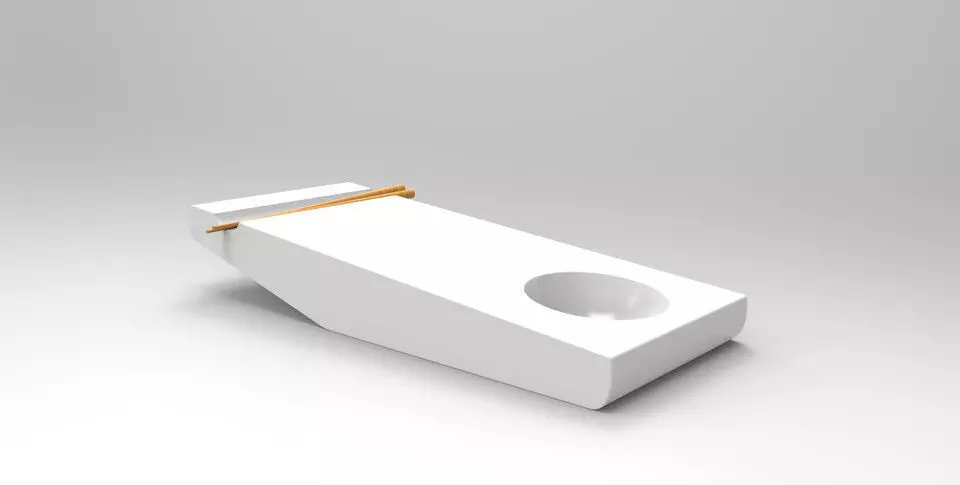 Sushi Plate Dip Free 3D model