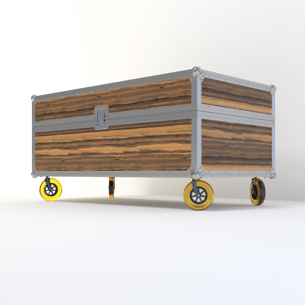 Vintage Table Box 3D model_4