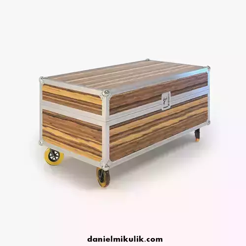 Vintage Table Box 3D model