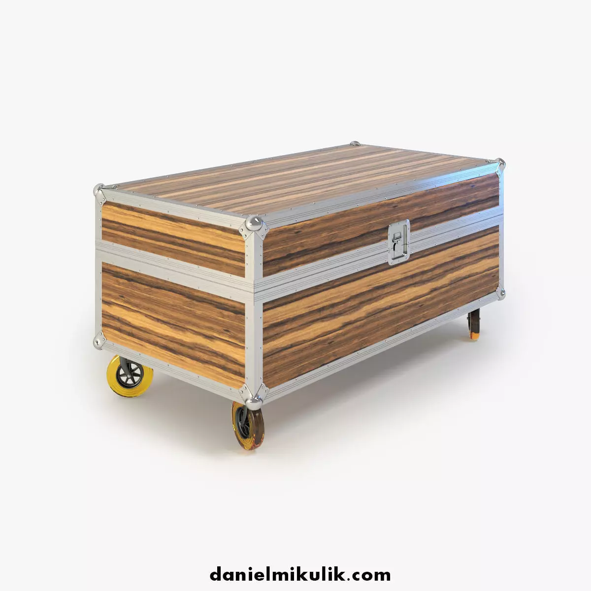 Vintage Table Box 3D model_0