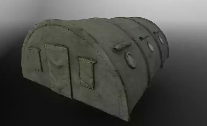 Military Camp - Low Poly - Game Ready