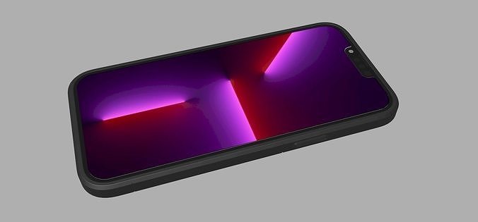 IPHONE 14 original  black case 3d model 3D print model