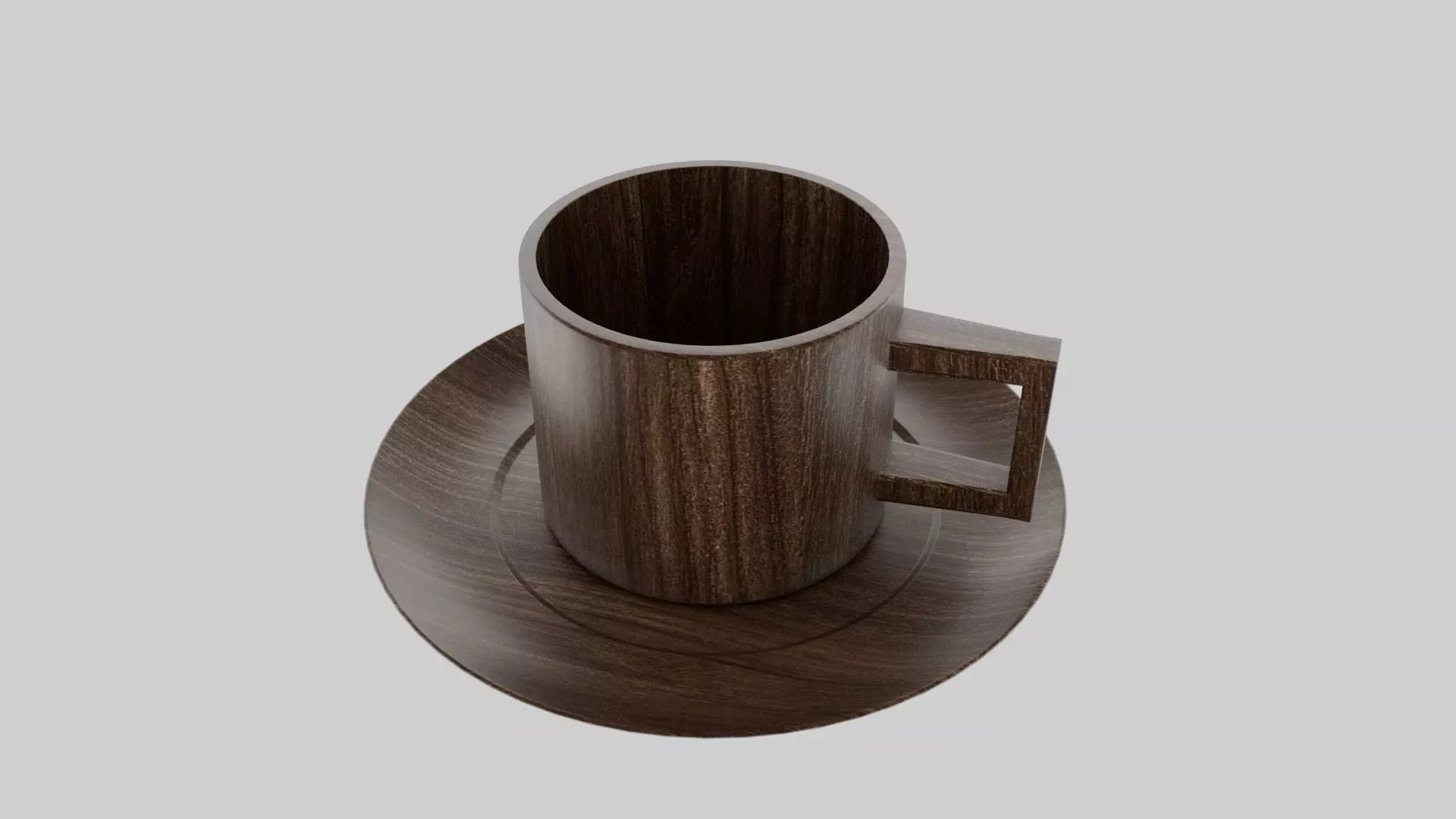 Cup Plate 3D model_0