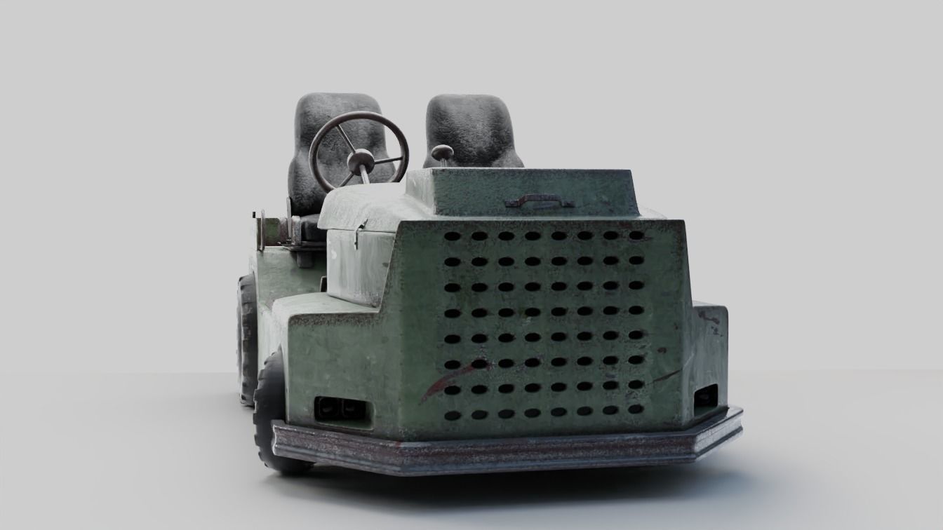 Roofless sparsely-rusty tug Low-poly 3D model_1