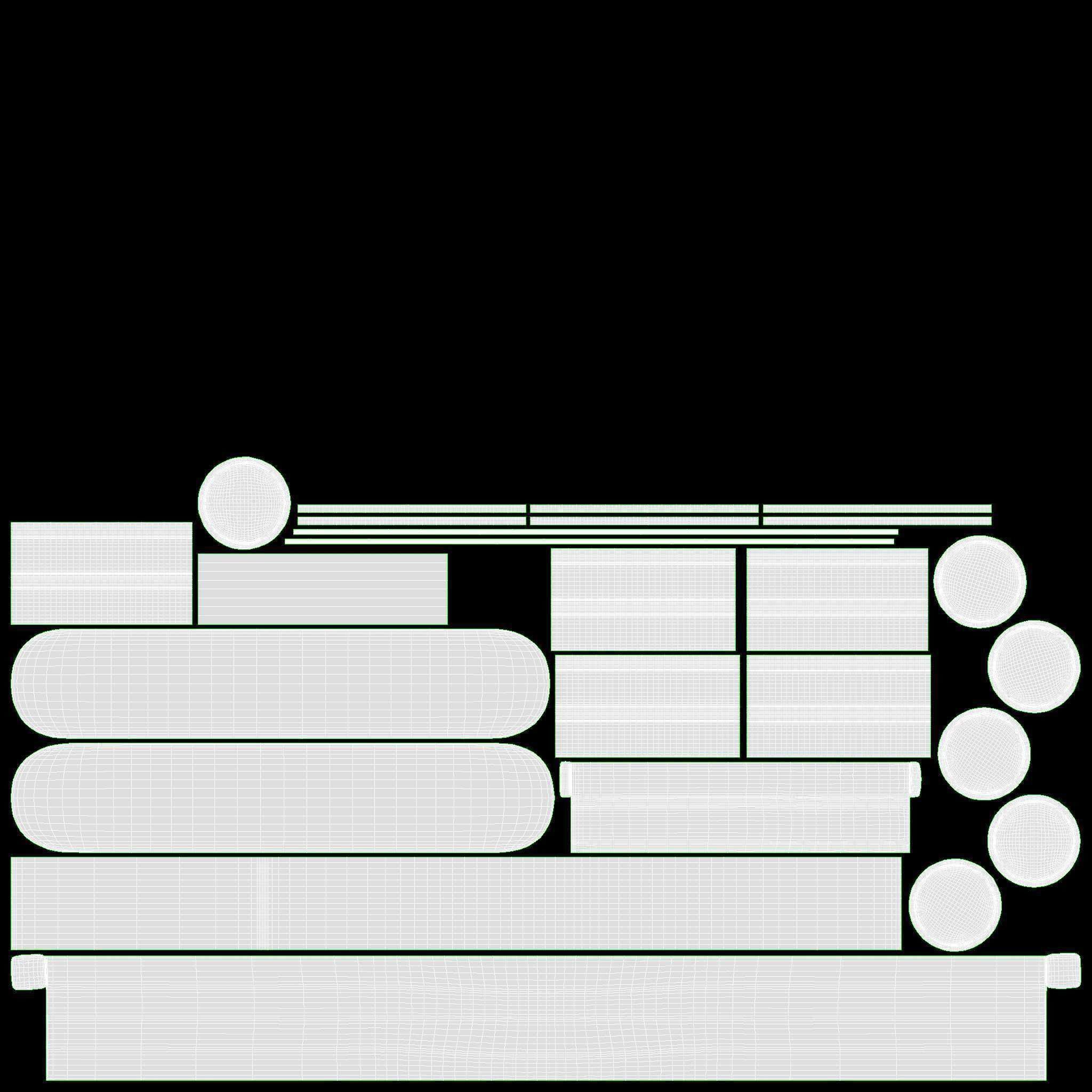 Dog Collar Leather 3D model_14