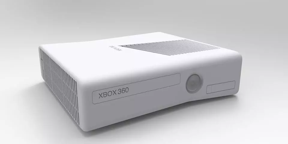 XBOX 360 Slim Free 3D model