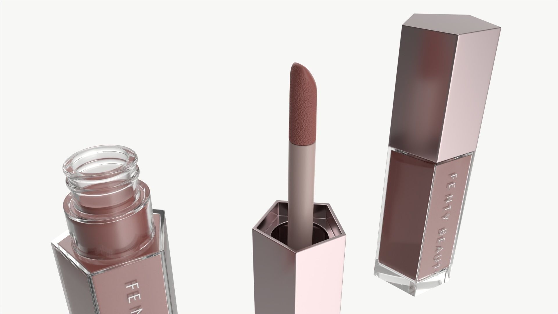 Fenty Beauty Gloss Bomb Heat Universal lip luminizer 3D model_3