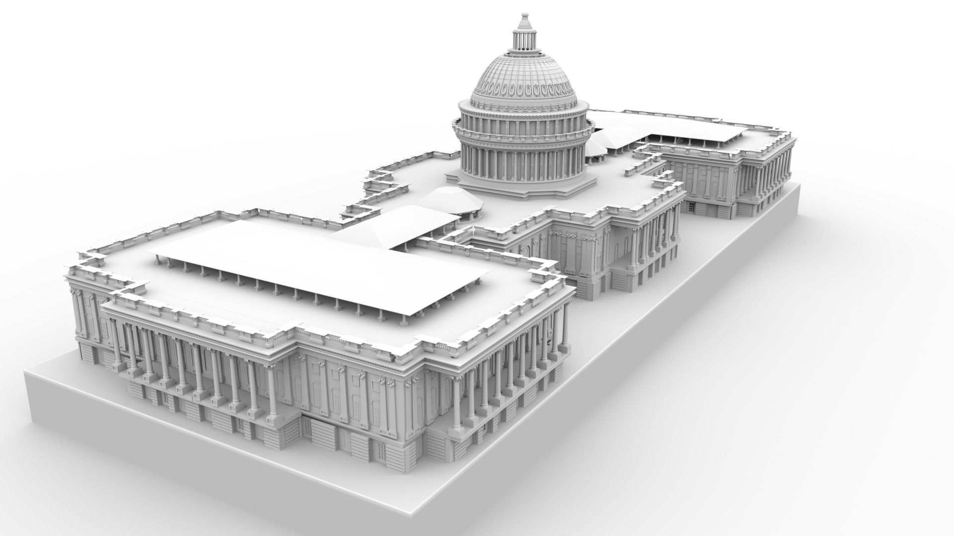 USA PARLIAMENT 3D model_10