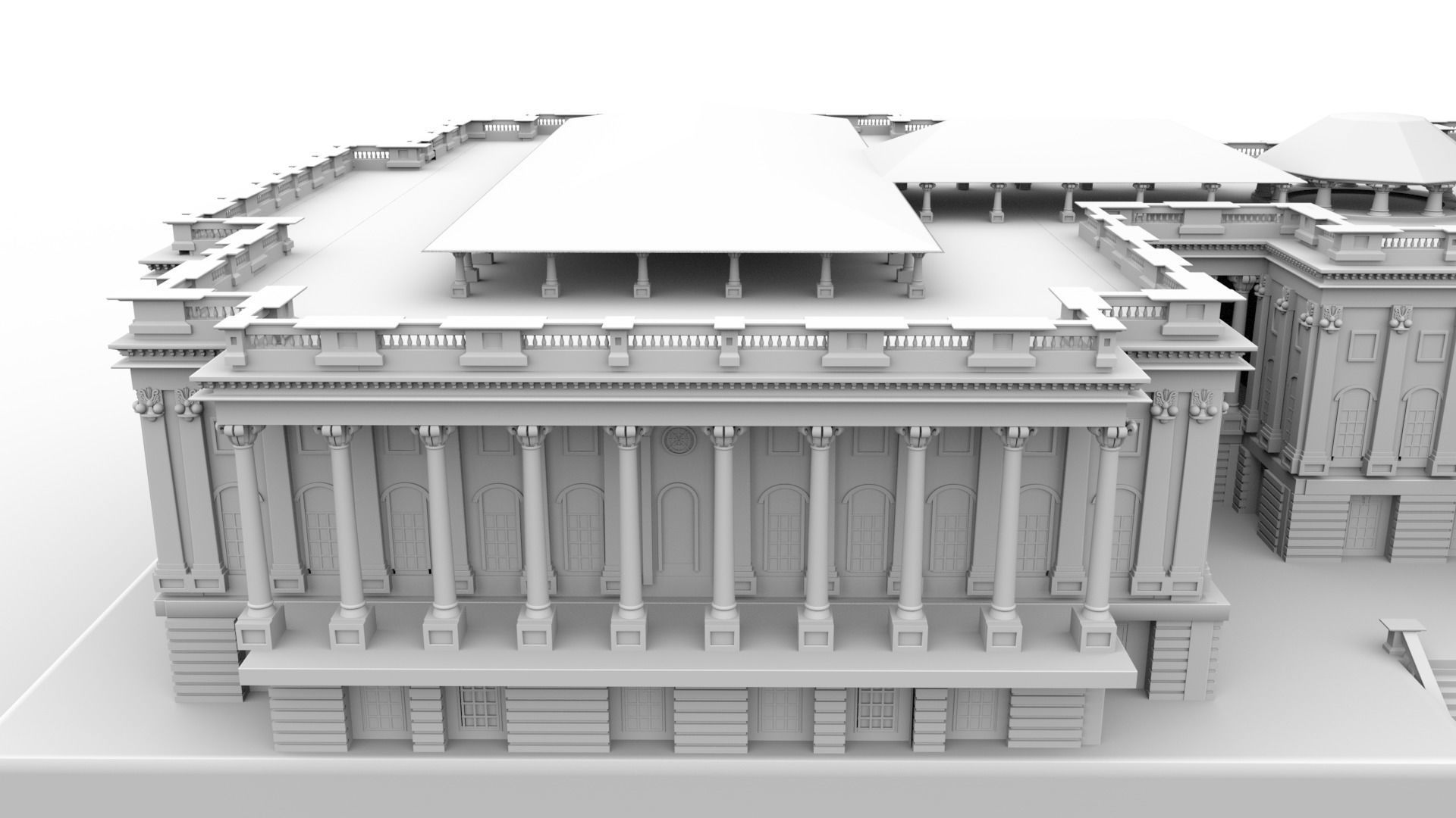 USA PARLIAMENT 3D model_2