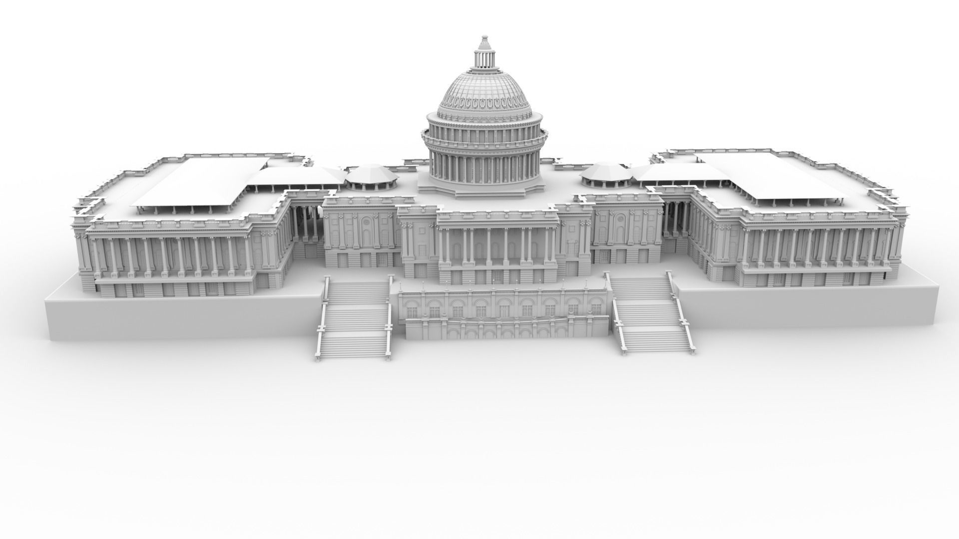 USA PARLIAMENT 3D model_6