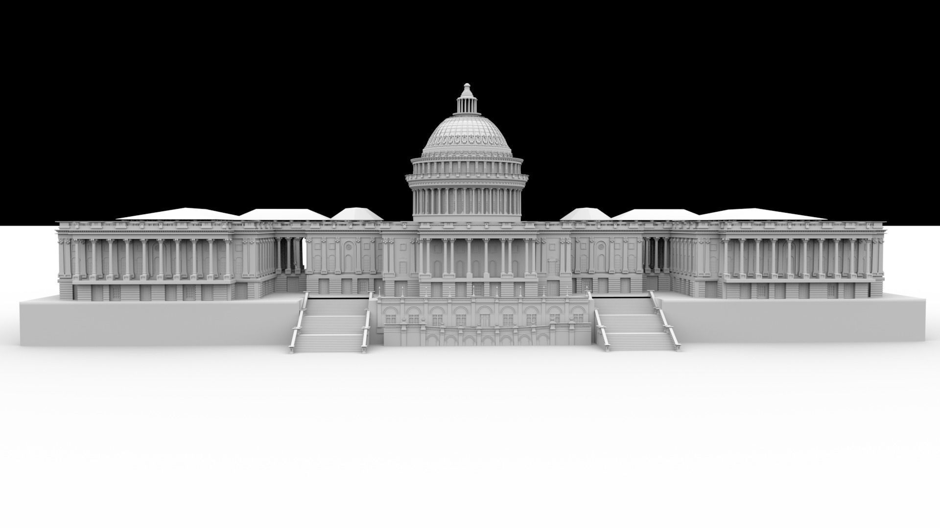 USA PARLIAMENT 3D model_5