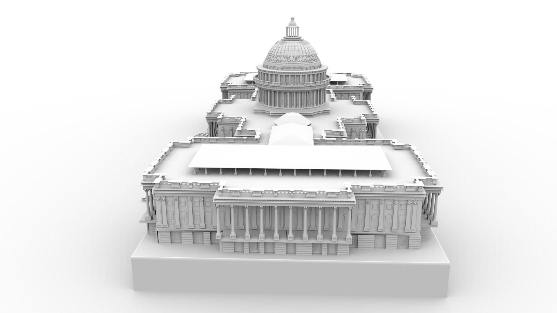 USA PARLIAMENT 3D model_9