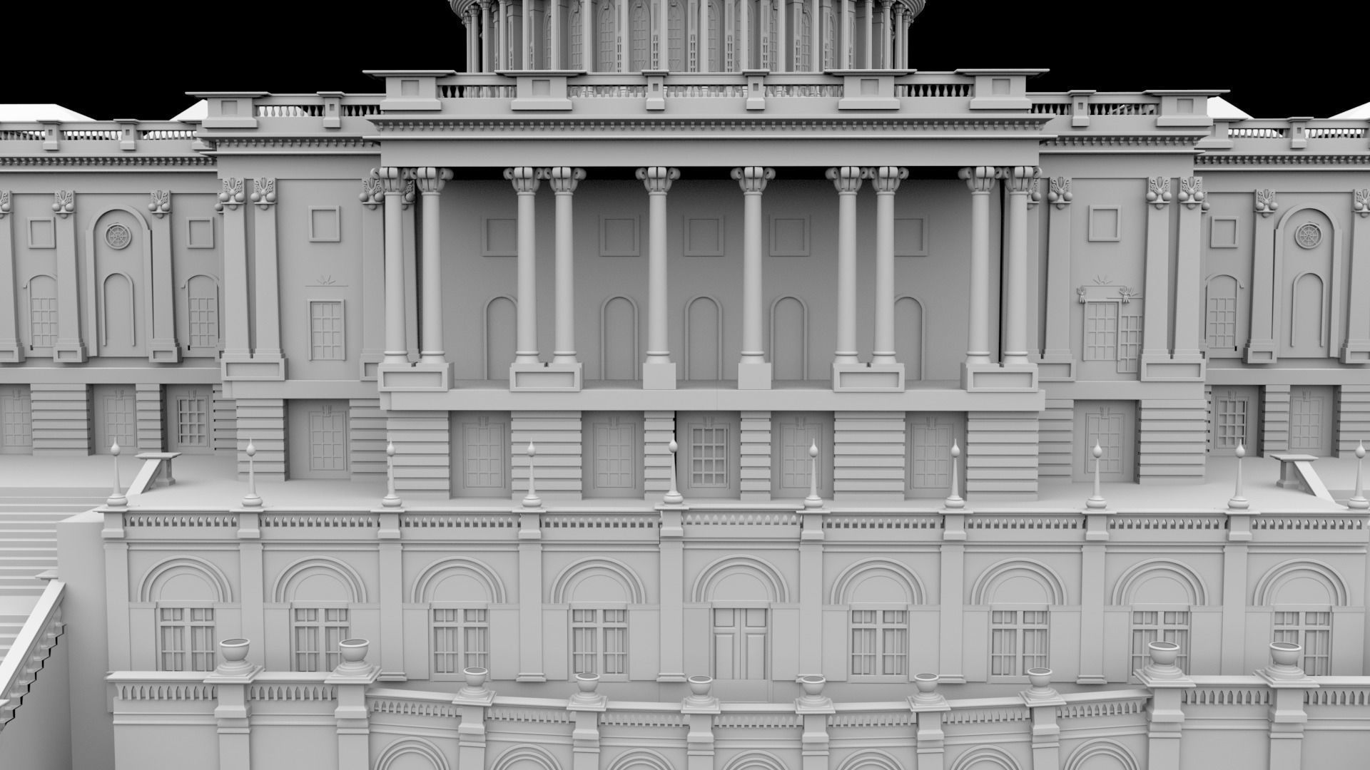 USA PARLIAMENT 3D model_11