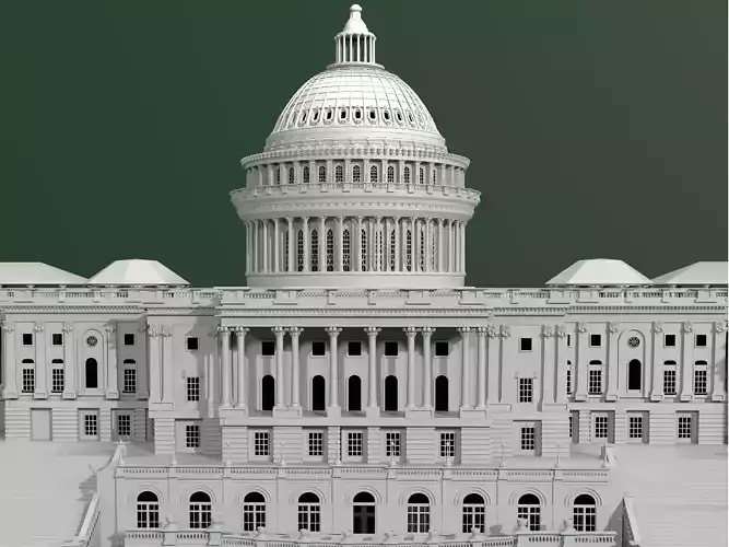 USA PARLIAMENT 3D model