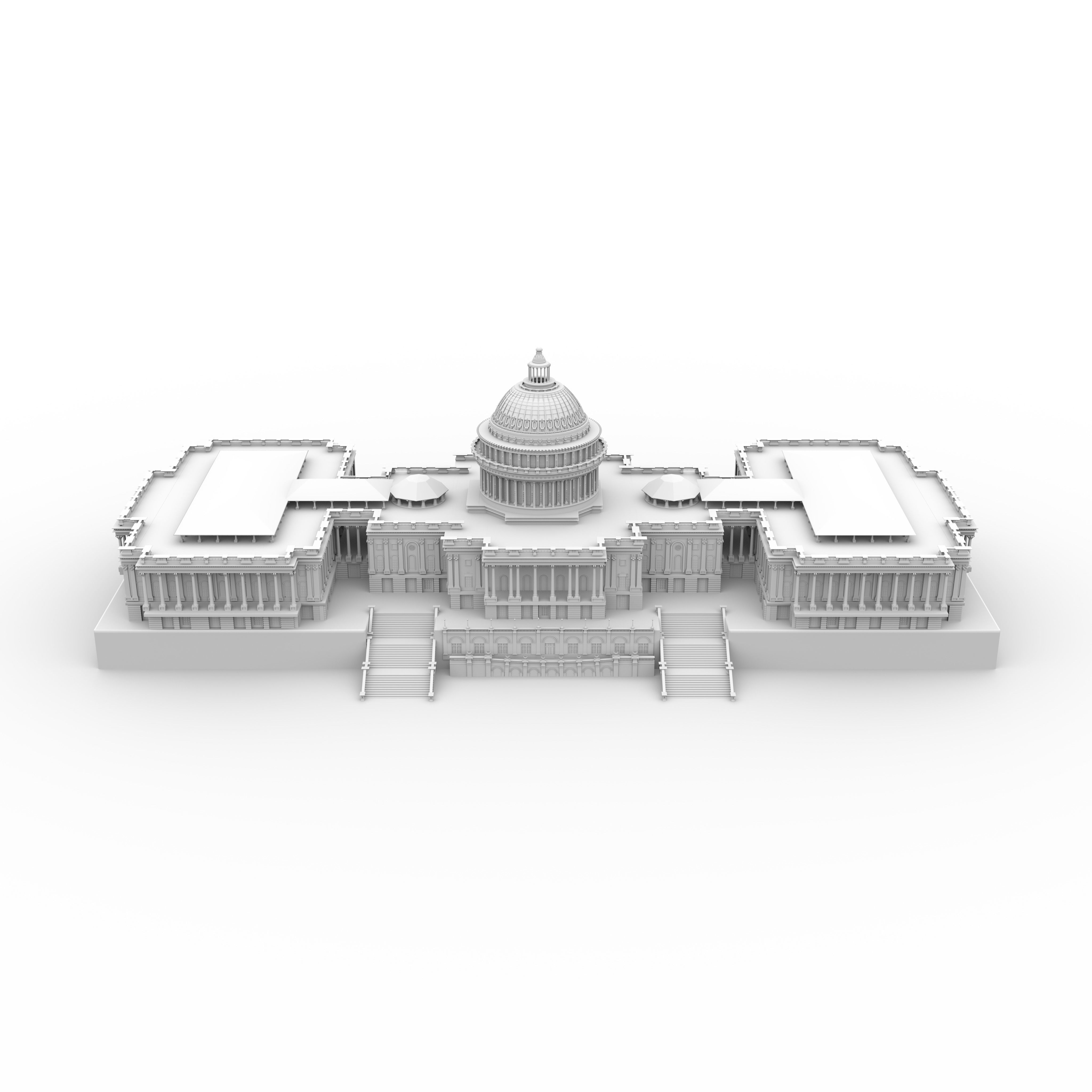 USA PARLIAMENT 3D model_4