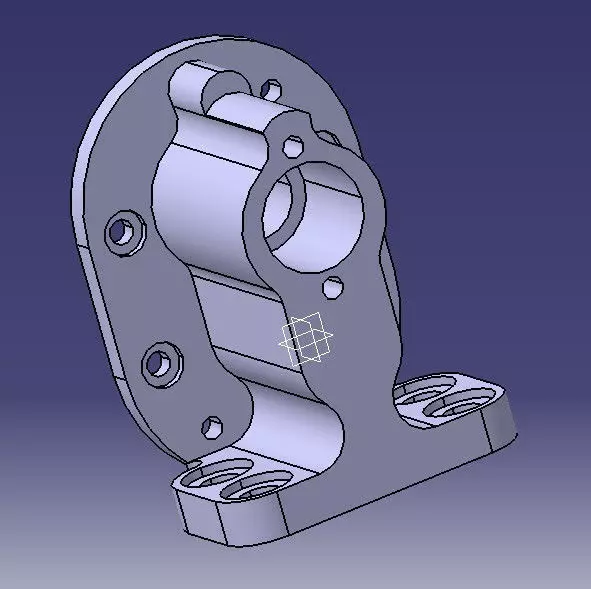 Gear Pump Body Free 3D model