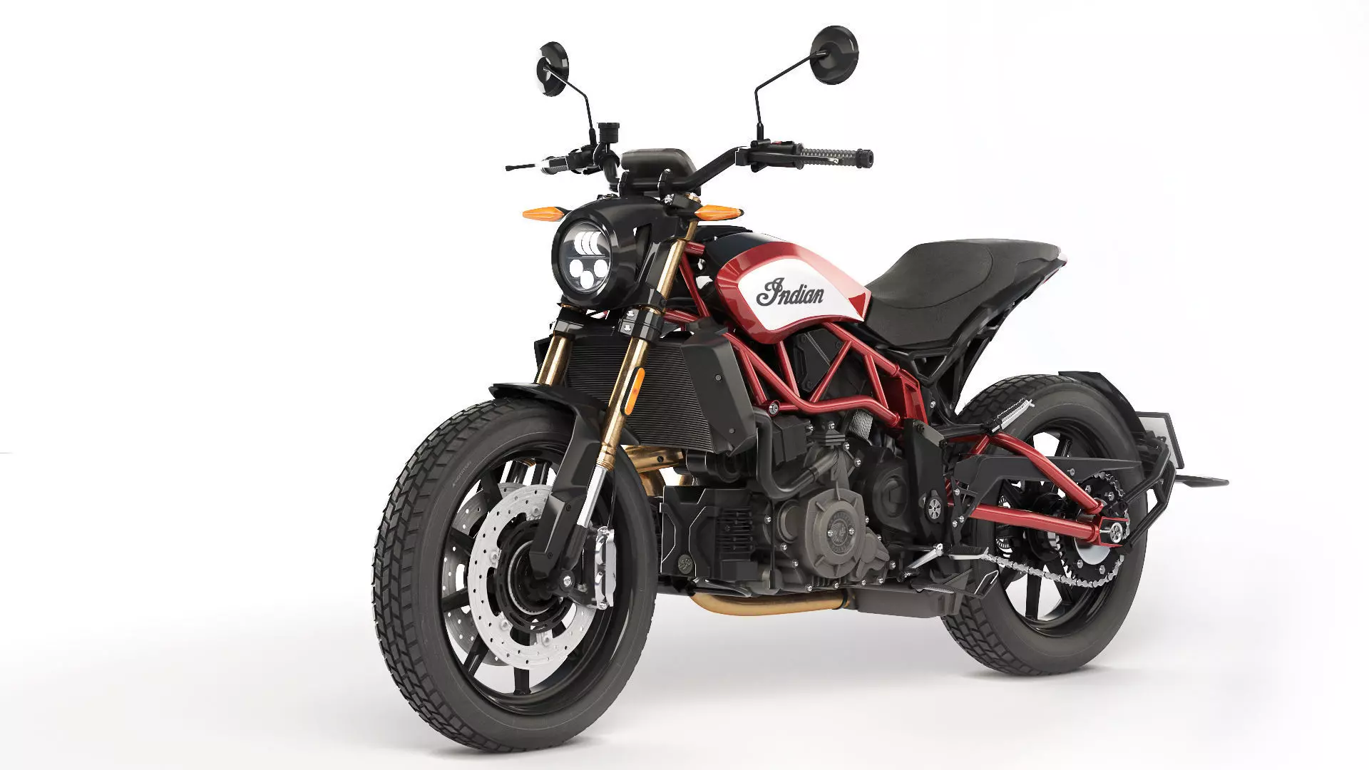 Indian FTR 1200 S 2019 3D model