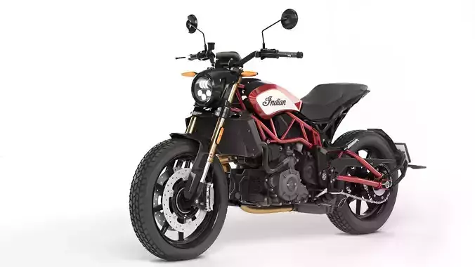 Indian FTR 1200 S 2019 3D model