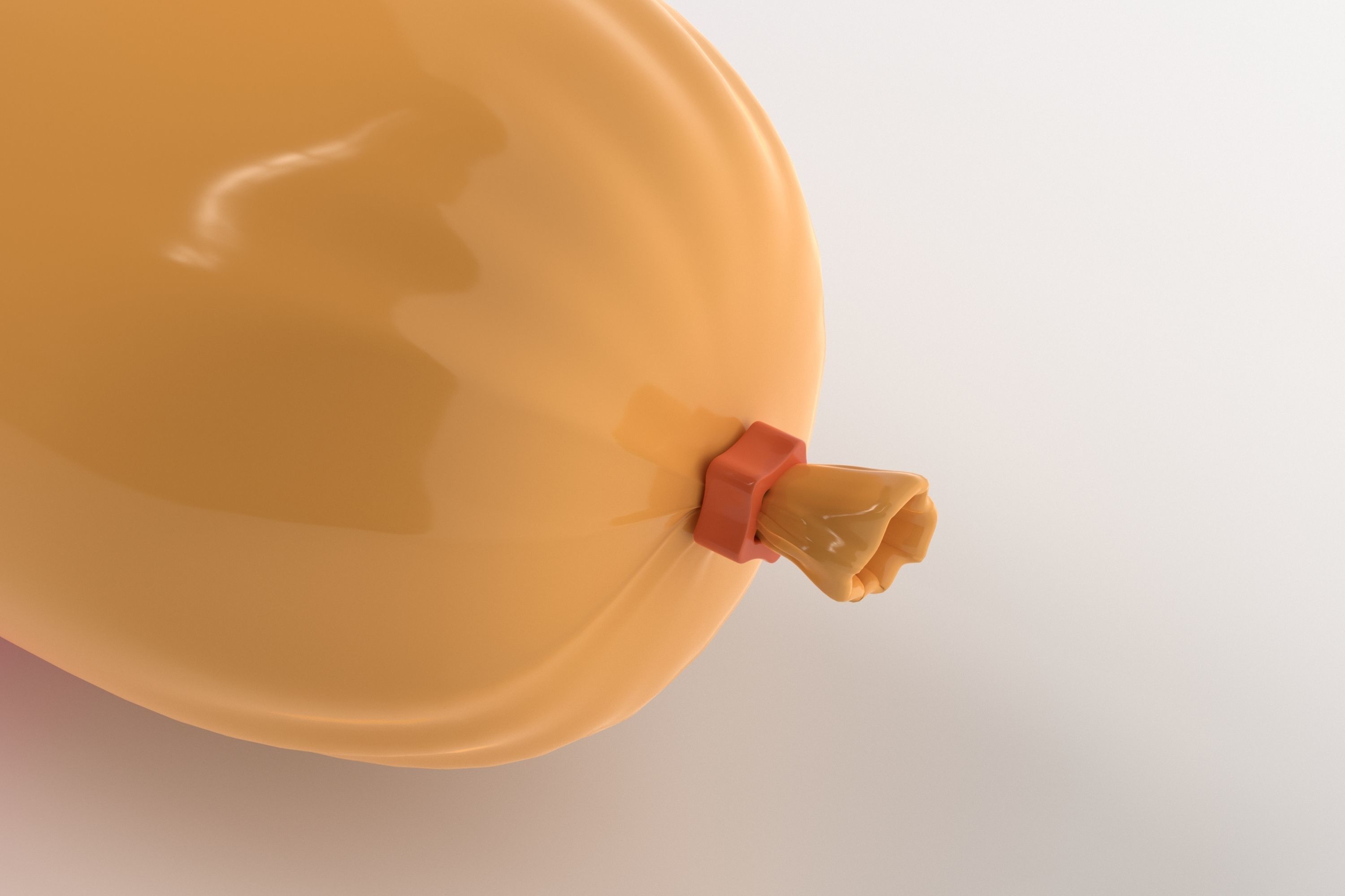 Sausage package Low-poly 3D model_3