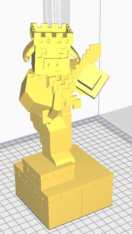 Technoblade Statue 3D Print 3D print model_9