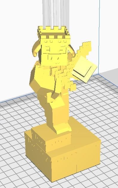 Technoblade Statue 3D Print 3D print model_7