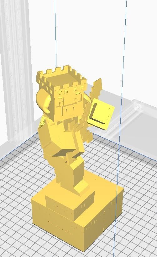 Technoblade Statue 3D Print 3D print model_11