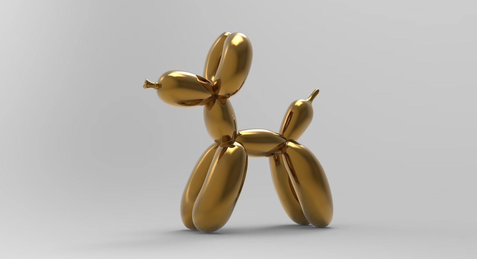 Jeff Koons Baloon Dog  3D print model_11