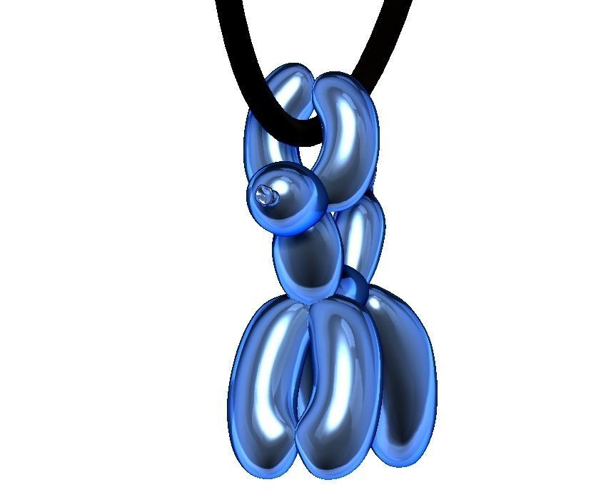 Jeff Koons Baloon Dog  3D print model_7