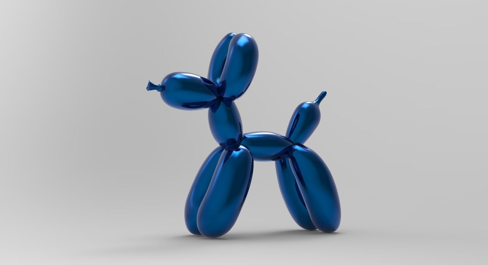 Jeff Koons Baloon Dog  3D print model_12